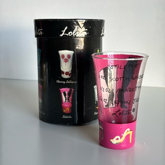 Lolita Other - Shot glass with stiletto pumps hand painted